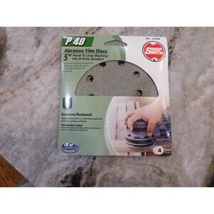 Shopsmith 5" P40 Abrasive Film Discs Fits 8 Hole Sanders 12290 G2 Techno 4 Discs